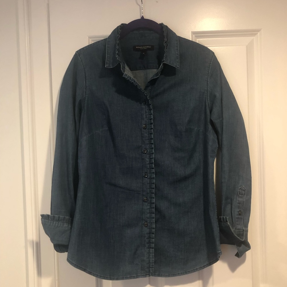 Banana Republic denim button down